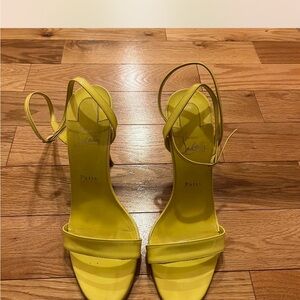 Christian Louboutin Lemon Strappy Heels